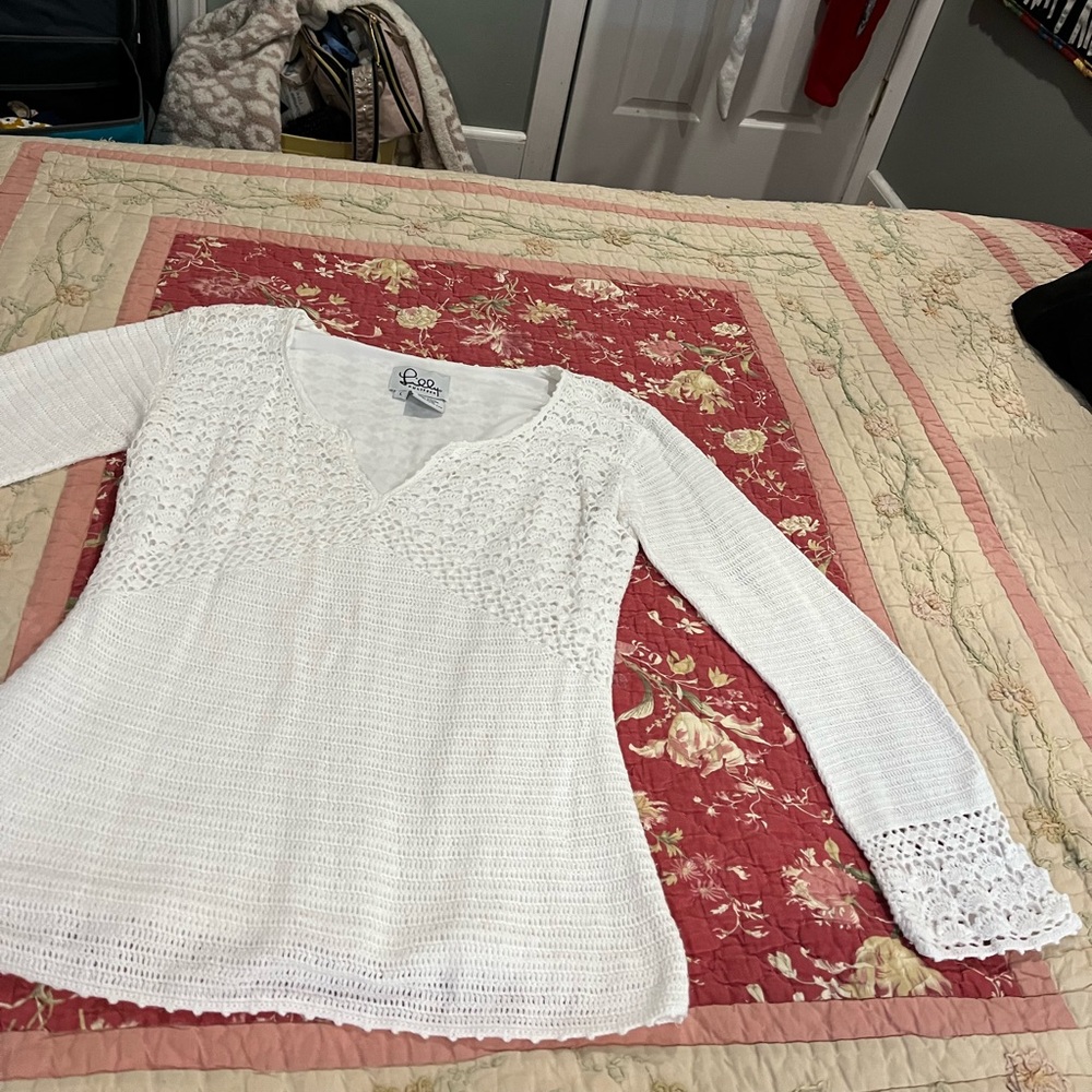 White sweater